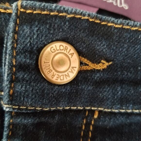 Gloria Vanderbilt Amanda Jeans, Size 12 Missy, Average Dark Blue - Picture 7 of 12